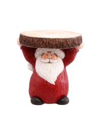 STÄNDER MAGNESIA XL WEIHNACHTSMANN BAUMSCHEIBE AUS HOLZ 29.5CM X 26CM X 30.8CM