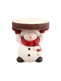 STÄNDER MAGNESIA XL SCHNEEMANN BAUMSCHEIBE AUS HOLZ 27CM X 27CM X 30.5CM