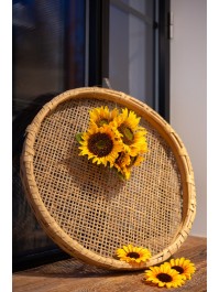 BLUMENSTRAUSS 5 SONNENBLUMEN GELB DIA 21CM X 25CM