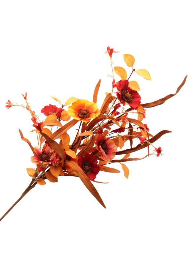 STIEL HERBST KÜNSTLICH ROUGE/ORENGEL 20CM X 5CM X 80CM