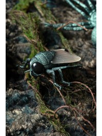 FLIEGE KUNSTSTOFF GRÜN SCHILLERND 13CM X 11CM X 3.8CM