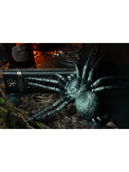 SPINNE KUNSTSTOFF GRÜN SCHILLERND 23CM X 17.5CM X 3.8CM