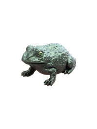 CRAPAUD PLASTIQUE VERT IRISE 7.5CM X 12.5CM X 6.5CM