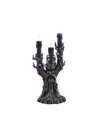 CHANDELIER ARBRE MALEFIQUE RESINE LED VIOLET 14CM X 11CM X 30.5CM