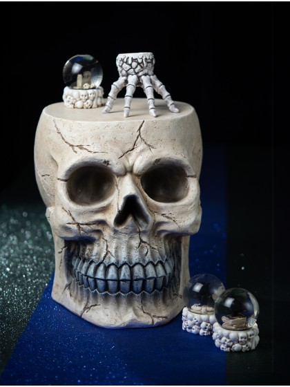 STÄNDER MAGNESIA XL TOTENKOPF 27CM X 34CM X 30.5CM