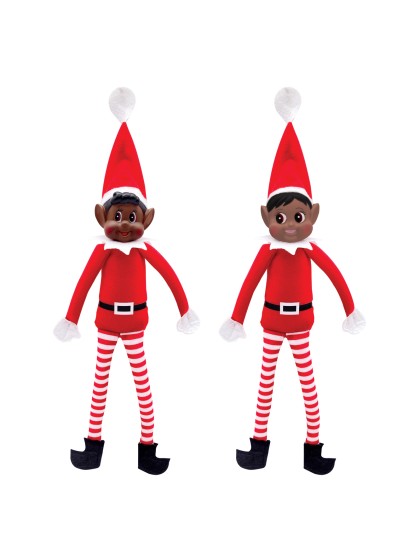 ELF BEHAVIN BADLY ELFIE/ELVIE AFRICAN BOY/GIRL 2 ASS 10CM X 5CM X 38CM