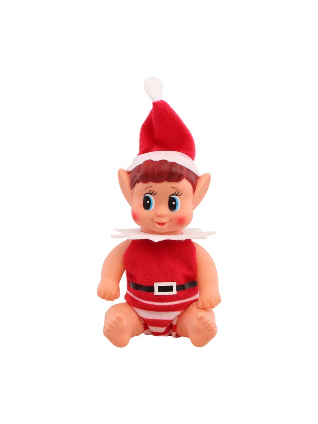 LUTIN FARCEUR BEBE GARCON ELFIE 6.5CM X 5.5CM X 16CM