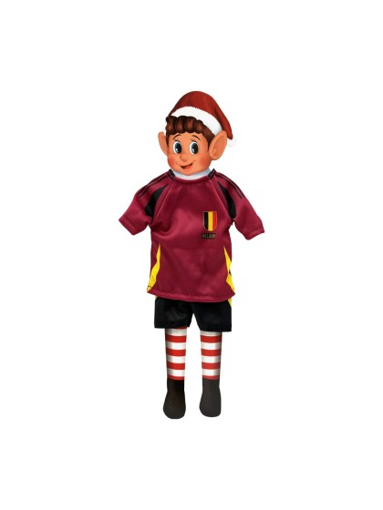 DEGUISEMENT FOOTBALLEUR EQUIPE BELGIQUE POUR LUTIN FARCEUR 10CM X 0.5CM X 16CM