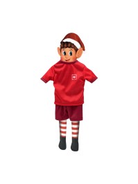 SWISS FOOTBALLER OUTFIT FOR ELF BEHAVIN BADLY 10CM X 0.5CM X 16.5CM
