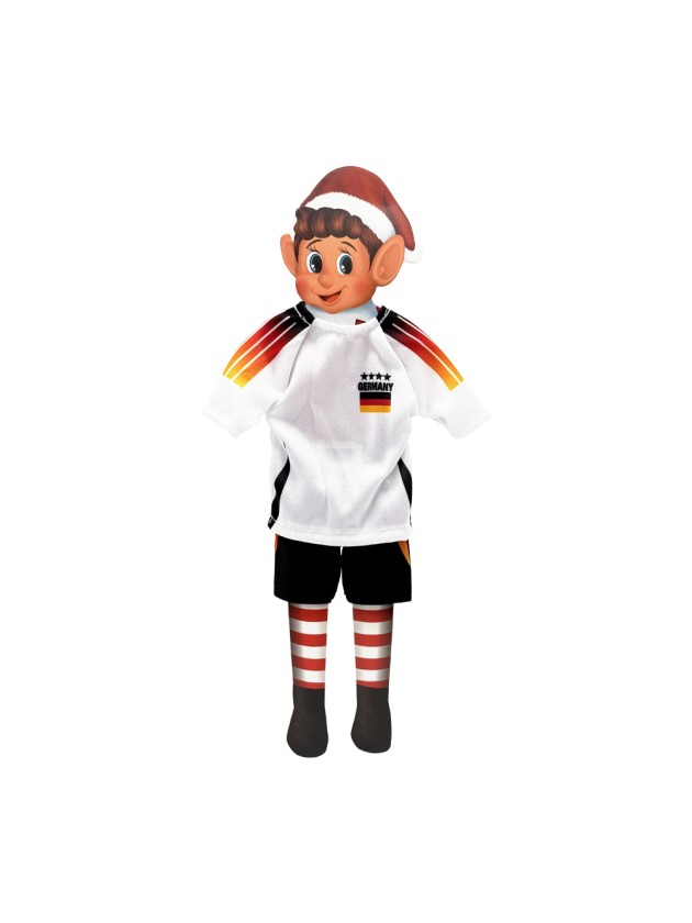 GERMANY FOOTBALLER OUTFIT FOR ELF BEHAVIN BADLY 10CM X 0.5CM X 17.5CM