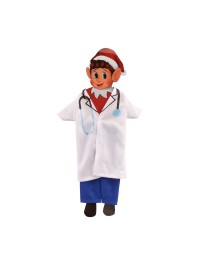 DEGUISEMENT DOCTEUR POUR LUTIN FARCEUR 10CM X 0.5CM X 24CM