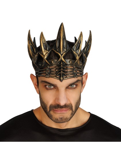 GOLD FOAM CROWN 58CM X 1.5CM X 18CM