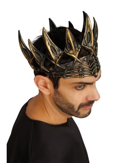 GOLD FOAM CROWN 58CM X 1.5CM X 18CM