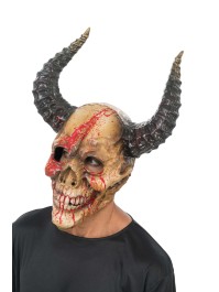 BLOODY SKULL DEMON FOAM MASK 37CM X 26CM X 53CM