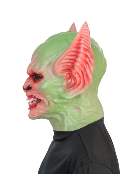 HORROR GREEN GOBLIN FOAM MASK 32CM X 30CM X 40CM