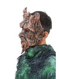 MASQUE MOUSSE SORCIER DE FORET 27CM X 12CM X 31CM