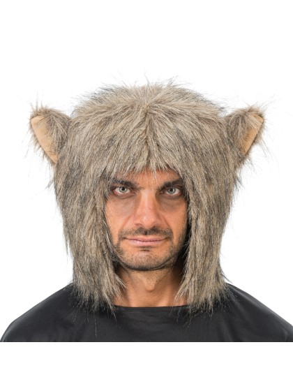 BONNET LOUP GAROU 36CM X 4CM X 31CM