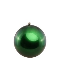 GREEN PS XMAS BALL SATIN EFFECT DIA 25CM