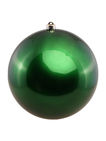 GREEN PS XMAS BALL SATIN EFFECT DIA 40CM 