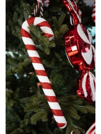 CANDY CANE A SUSPENDRE CANDY STRIPES 12.7CM X 4CM X 50.8CM