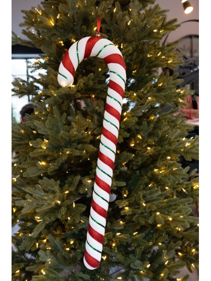 CANDY CANE XL A SUSPENDRE CANDY STRIPES 25.4CM X 5CM X 91.5CM