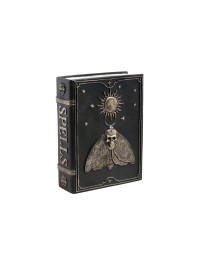 BUCH AUS SORTILEGES SCHMETTERLEINENG TOTENKOPF 15CM X 6CM X 20CM