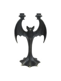 CHANDELIER RESINE CHAUVE-SOURIS NOIR 21.5CM X 15.5CM X 34.8CM