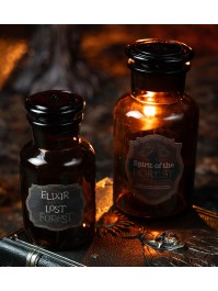 BIG APOTHECARY BOTTLE 6.5CM X 6.5CM X 13.5CM