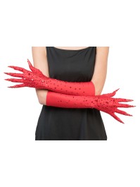 GANTS DIABLESSE DIAMONDS ROUGE 9.5CM X 45CM