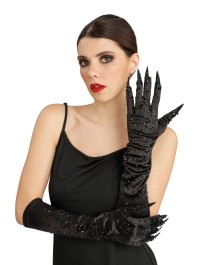 HANDSCHUHE TEUFELEINEN DIAMONDS SCHWARZ 9.5CM X 45CM