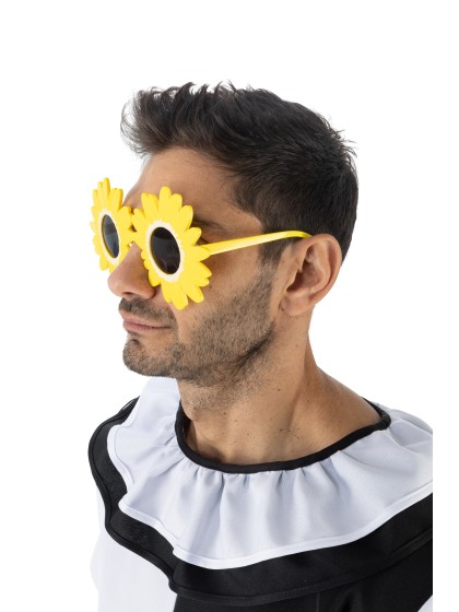 YELLOW FLOWER GLASSES - TERRIFIER® 18CM X 14CM X 9.7CM