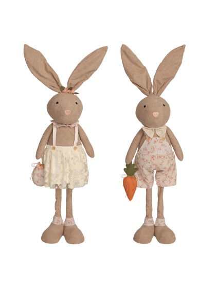 LAPIN EPONGE LIBERTY JAMBES TELESCOPIQUES JO 2 ASSORTIS 29CM X 22CM X 120CM