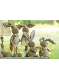 HASE EPONGE LIBERTY-STOFF BEINE TELESKOP JO 2 ASSORTIS 29CM X 22CM X 120CM
