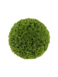 KUGEL DEKO CYPRES GRÜN ASSEMBLER DIA 27CM