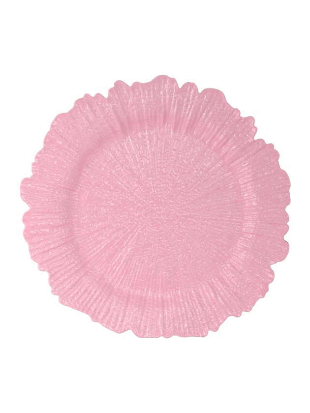 UNTERSETZER PP RELIEF FLORA ROSA SEEROSE DIA 33CM