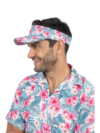 SCHIRMMÜTZE SCHIRM HAWAIENNE HIBISCUS Einheitsgröße