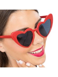 BRILLE FASSUNG HERZ ROT 15CM X 14.5CM X 6CM