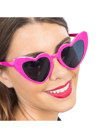 BRILLE FASSUNG HERZ FUCHSIA 15CM X 14.5CM X 6CM