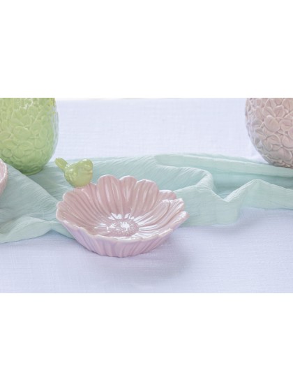 TISCHLÄUFER TIFFANY GRÜN SEEROSE 27CM X 3M