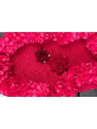 CHEMIN DE TABLE JACQUARD GARDEN ROSE 28CM X 3M