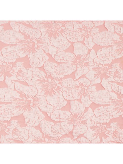 TISCHLÄUFER JACQUARD BLUME AUS LYS ROSA 28CM X 3M