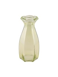 VASE COROLLE GLAS GRÜN SEEROSE DIA 9.2CM X 8.3 CM X 20CM