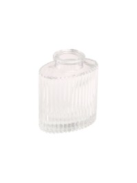 VASE GLAS HELIOS TRANSPARENT 7CM X 4.5CM X 8CM