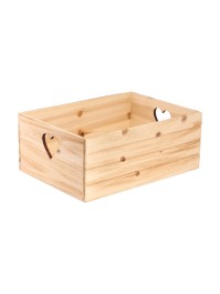 SET 3 WOODEN CRATES 35X25X14CM/ 30X20X12.5CM/25X15X10CM