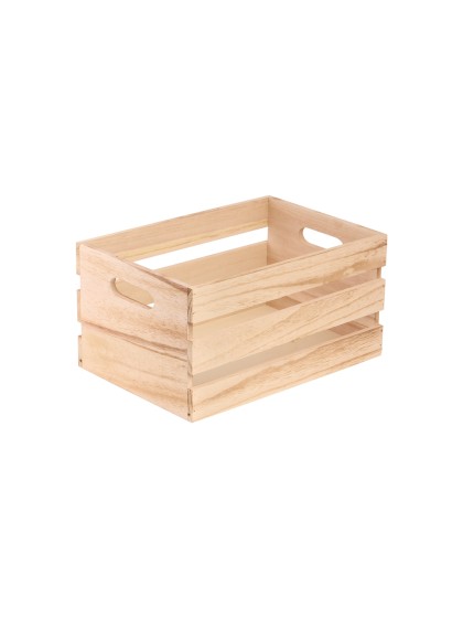 SET 3 CAGETTES BOIS NATUREL 36X26X18CM/ 31X21X16CM/ 26X16X14CM