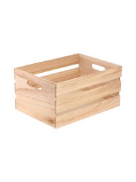 SET 3 HOLZKISTEN HOLZ NATUR 36X26X18CM/ 31X21X16CM/ 26X16X14CM