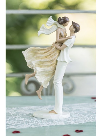 PAAR BRAUTPAAR DEBOUT LOVE IN THE AIR 16.5CM X 8CM X 27.5CM