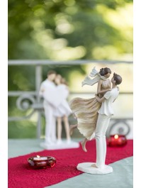 PAAR BRAUTPAAR DEBOUT LOVE IN THE AIR 16.5CM X 8CM X 27.5CM