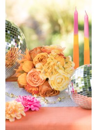 BLUMENSTRAUSS SUNRISE GELB ORENGEL DIA 20CM X 32CM