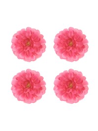 4 DAHLIEN FUCHSIA DIA 8.5CM X 5CM